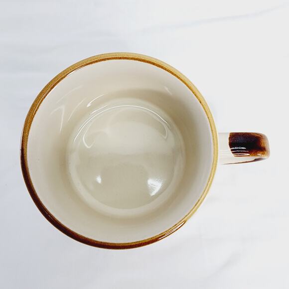 Vintage Sunnycraft  Korea Yellow & Orange Flowers Wide Coffee- Tea  Mug - Picture 3 of 10